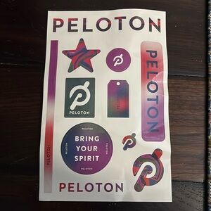 Peloton stickers